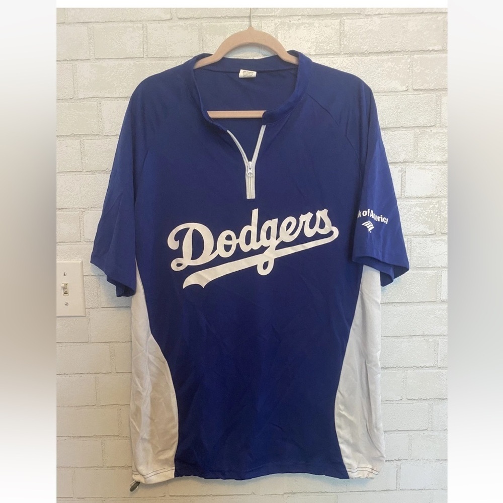 Dodgers Blue and White Men's Jersey